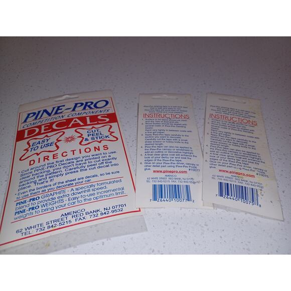 Variety Pinecar/ Pine Pro Stick-On Decals - Picture 9 of 9